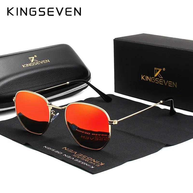 KINGSEVEN-2022 Ŭ ݻ ۶,   Ʈ ۶, η ƿ Ȱ, Oculos Gafas De Sol Shades